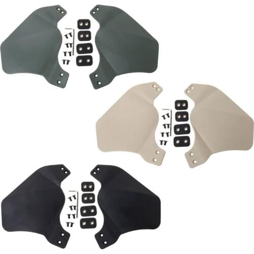 1 Pair Helmet Guard Tactical Tackle Outdoor Hunting Protective Safety Side Military Ears Head Protection Protector Accessories