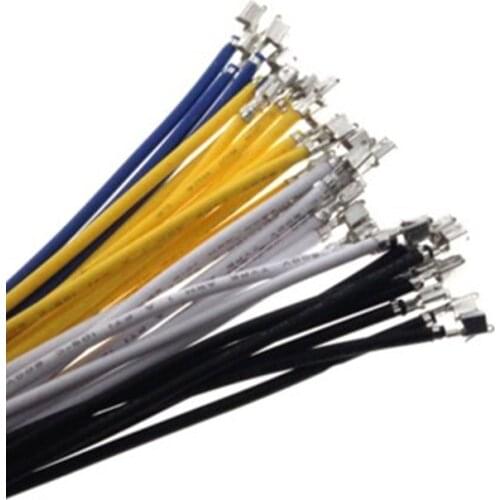 10pcs VH3.96MM Wire harness Electronic wire single-end terminal 22AWG 20cm long 10colour