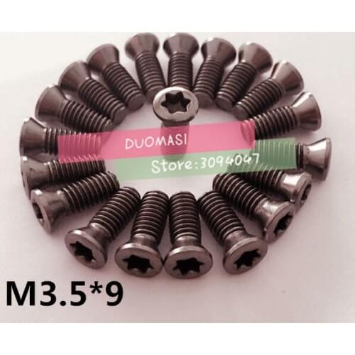 50pcs M3.5*9mm CNC lathe tool spare screws Torx screws