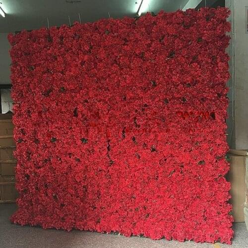 50 x 50CM Each Piece Artificial Silk Rose Hydrangea Flower Wall for Home Wall Decor Wedding Backdrop Centerpieces Decorations