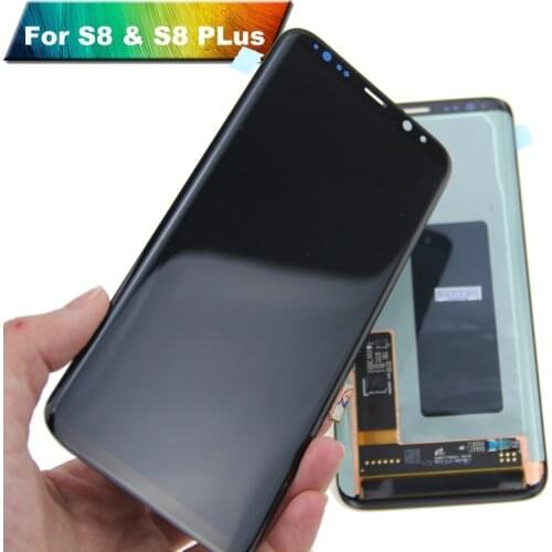 Amoled For Samsung Galaxy S8 LCD G950F G950U S8 Plus LCD Display G955 G955F Display With Screen Touch Digitizer