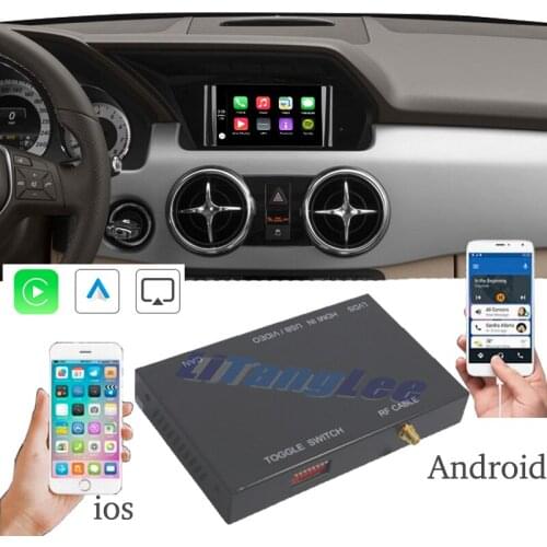For Mercedes Benz GLK MB X204 NTG APS Car Camera Carplay Decoder Adapter Mirror Link Display Android Auto Play 360 BirdView