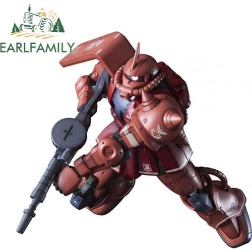 EARLFAMILY 13cm x 12.1cm for Mobile Suit Gundam The Origin Auto Bumper Window Car Stickers DIY Custom Printing Fashion Decals