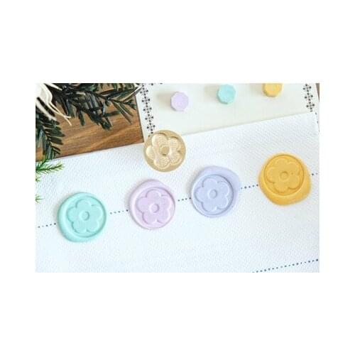 The flower Stamp Head Custom Wax Seal Heads Stamps Postage Journal Package Wedding Gifts Envelope Handmade Tools