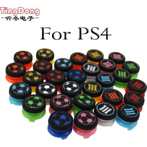 TingDong For Sony Dualshock 4 DS4 Soft Analog Joystick Grips Caps For PS4 Controller Thumbsticks Extenders Increase Rocker cap