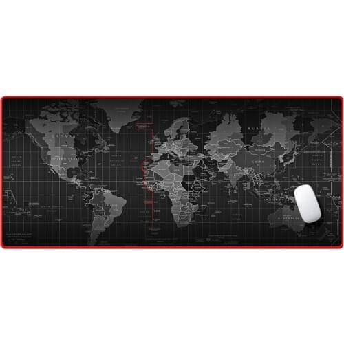 CENNBIE Extended XXL Gaming Mouse Pad 35.4"x15.7"x0.11" Non-Slip Rubber Base &Smooth Surface (Worldmap)