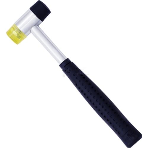 Mini Hammers 25cm Household Hand Tools Domestic Multifunctional Double Face Rubber Hammer Leathercraft Tool