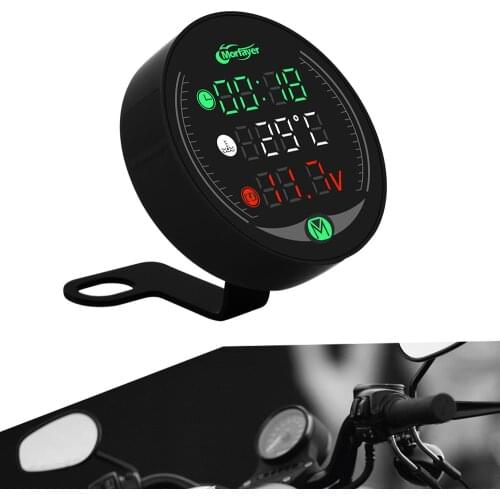 5-In-1 Motorcycle Multi-Function Meter Water Temperature Time Voltmeter For Suzuki rmx 250 rmz 250 450 drz 400 sm RM125 GSF1200