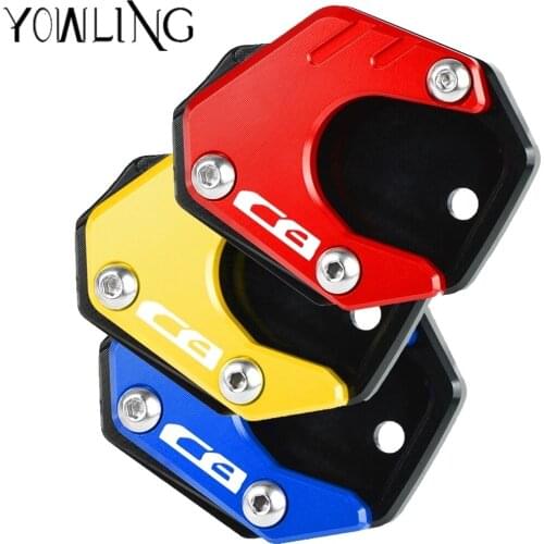 FOR HONDA CB650R Neo Sports Cafe CBR650R 2019 2020 CNC Support Plate Foot Pad Side Stand Enlarge Kickstand CBR 650R CB 650R