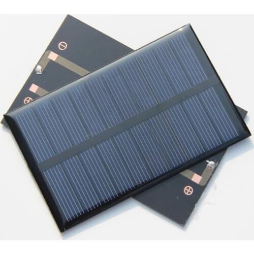 New 1.2W 5V Polycrystalline Epoxy Solar Panel Module Solar Cell DIY Solar Charger For 3.6V Battery 110*69*3MM Free Shipping