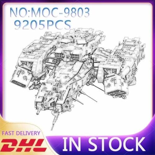 NEW 9205PCS MOC-9803 Space Series Spaceships Building Blocks Battleship Bricks Education Toys Kids Birthday Christmas Gifts