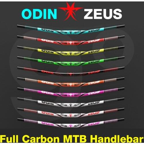 ODINZEUS9 Degree Ten Color New Full Carbon Mountain Bicycle Handlebar Increased Intensity/Rise-Flat T Bar Clamp 31.8mm580-740mm