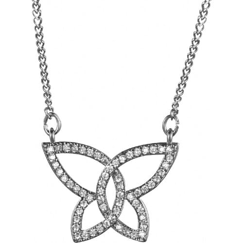 Women Necklaces Silver Plated Cutout Butterfly Necklaces Banquet Couple Wedding Necklaces Fashion Jewelry Give Girlfriend Gift