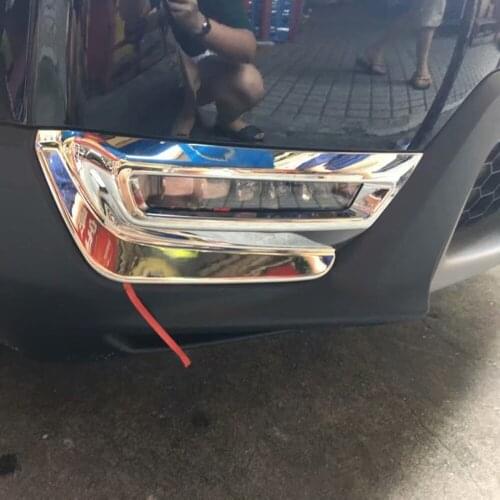 For Honda CRV CR-V 2017 2018 2019 Car Front Fog Light Cover Trim Foglamp Cover Trim Exterior Decoration Accessories Bezel
