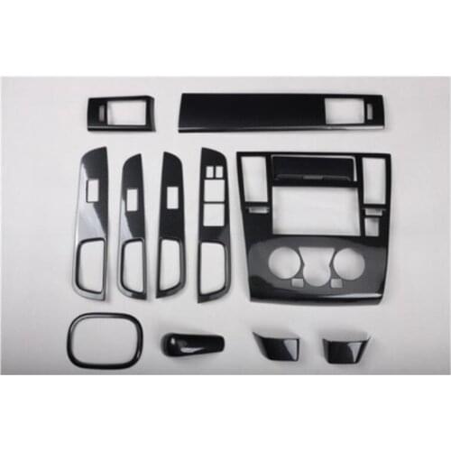 Suitable for Nissan Tiida 05-08 mahogany carbon fiber central control interior set protective stickers