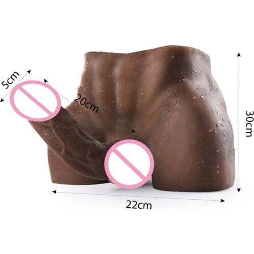 Silicone Male Torso Sex Doll with Penis Dildo Love Dolls Life-Size Female Masturbator Adult Sex Toys for Women Men Gay Couple