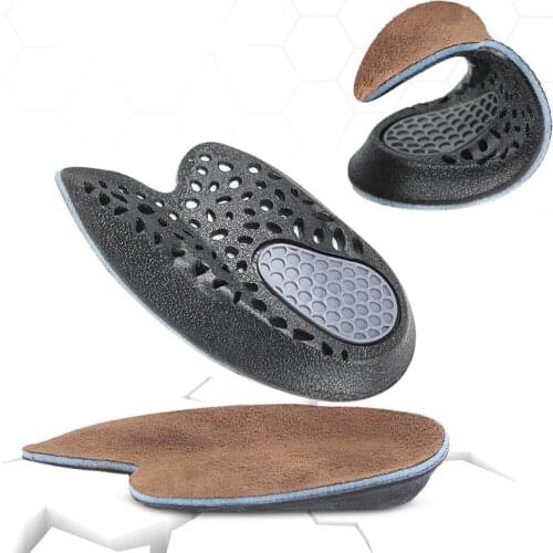 Honeycomb Sports Insoles Arch Support Shock Absorption Sweat-absorbent Wear-resistant Insole Pressure Relief Heel Pad Cushion