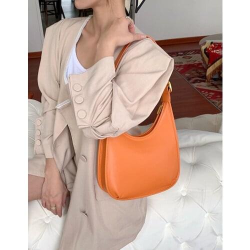 2021 New Fashion Genuine Leather Underarm Bag for Women
