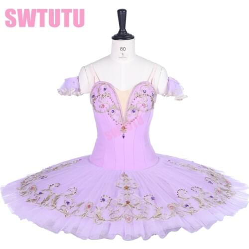 SwanSleeping Beauty Professional Ballet Tutu Coppelia YAGP Comeptition Ballet Pancake Adults Lilac Fairy Classical Tutu BT9288