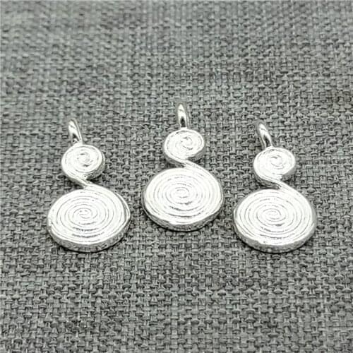 10pcs of 925 Sterling Siler Shiny Music Musical Note Charms for Bracelet