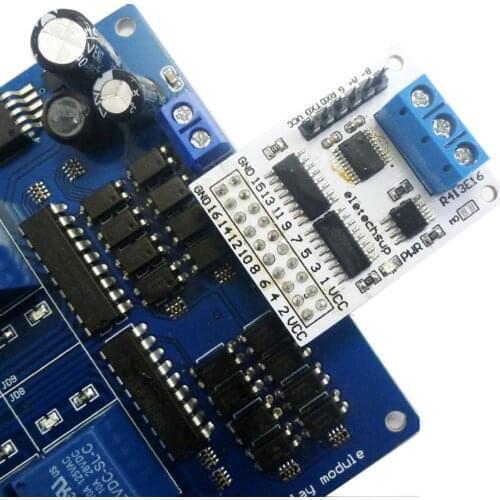 16ch Multifunction RS485 Relay NPN PNP IO Control Core Board Modbus Rtu & AT Command Module
