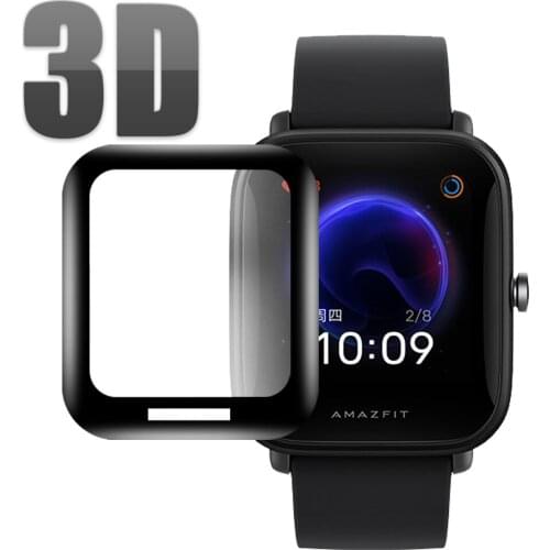 3D Soft Fibre Glass Protective Film Cover For Xiaomi Huami Amazfit POP Pro Full Screen Protector for Amazfit POP Smart Watch