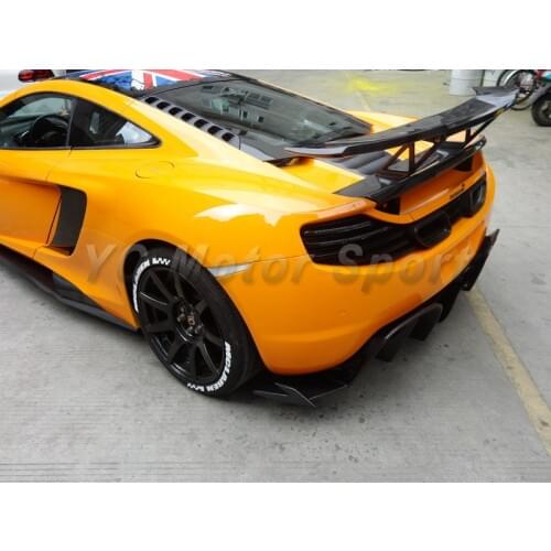 Car Accessories Carbon Fiber Rear GT Wing with Deck Fit For 2011-2014 MP4 12-C YC Design Type II Style Style Rear Spoiler Wing