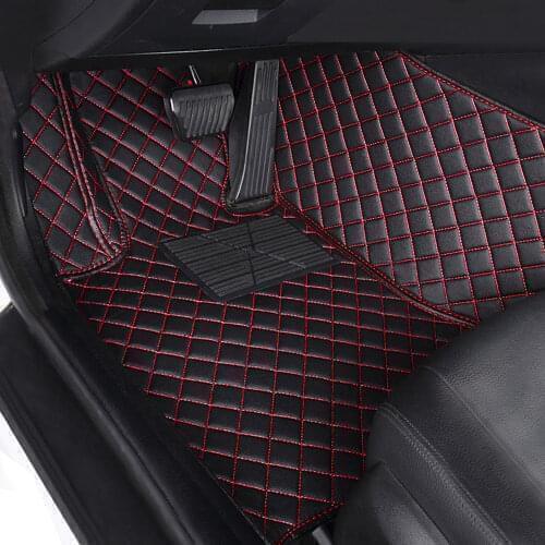 Custom Car Floor Mats For Audi RS5 Sportback 2018 2019 Carpets Leather Rugs Auto Interior Accessories