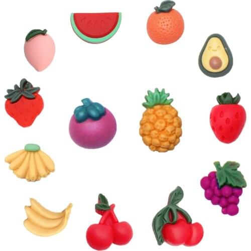 DIY children hair accessories little girl leather band edge clip handmade material frosted simulation fruit vegetable pumpkin