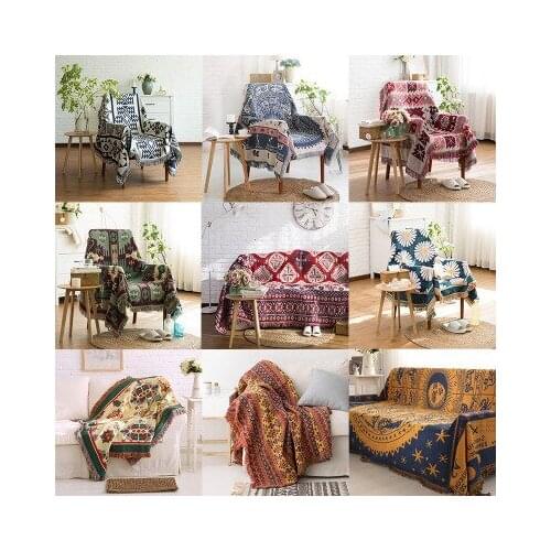 Sofa blanket sofa towel retro European-style blanket non-slip fabric sofa cushion sofa cover all-inclusive blanket