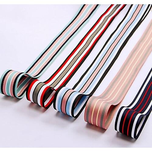 40MM double-sided ribbon 19 yards stripe DIY handmade material headdress bow bag shoulder strap clothing accessories