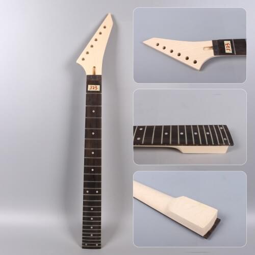 24 fret 25.5inch Electric Guitar Neck locking nut maple+Rosewood fingerboard Unfinished