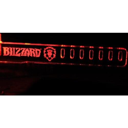 Hot Red For Allianc LED Luminous Computer Office Main Box PCI Graphics Cards Custom Support Frame Display Card Components Jack