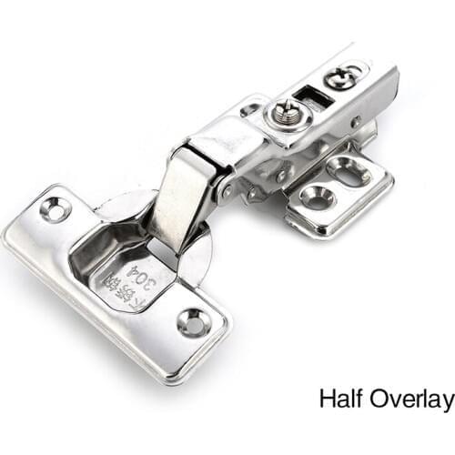 Hot C Series Hinge Stainless Steel Door Hydraulic Hinges Damper Buffer Soft Close For Cabinet Cupboard Furniture Hardware