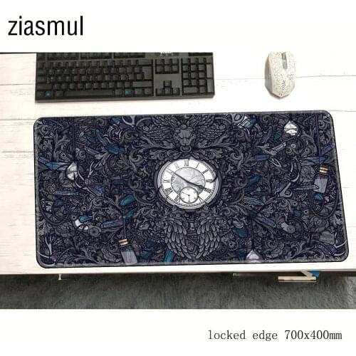 Clock padmouse 700x400x3mm gaming mousepad game Mass pattern mouse pad gamer computer desk hot sales mat notbook mousemat pc