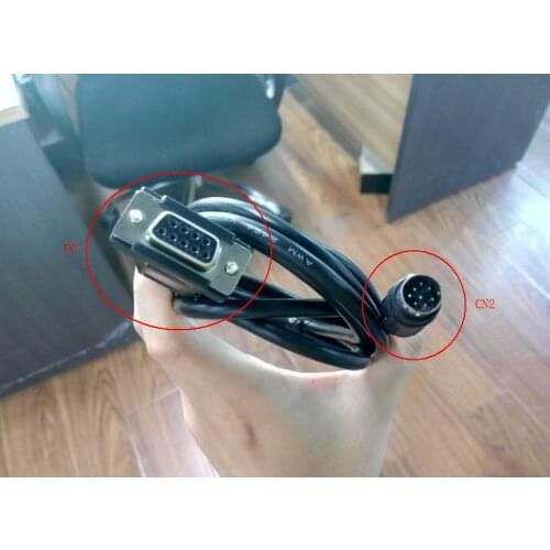 Lichuan RS232 CN2 communication cable for AC servo driver