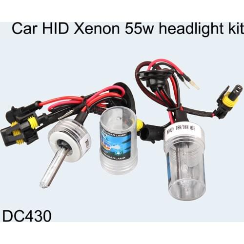 4300-12000k Car HID 55w headlight kit Auto Fog Front light source H1 H3 880/881 9005 9006 H7 H8/H9/H11 H4 H13 9004 9007
