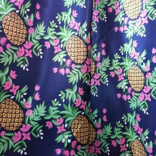 Ribbon Fabric Soft Pineapple Satin Kid Handcraft Tissue Polyester Material
