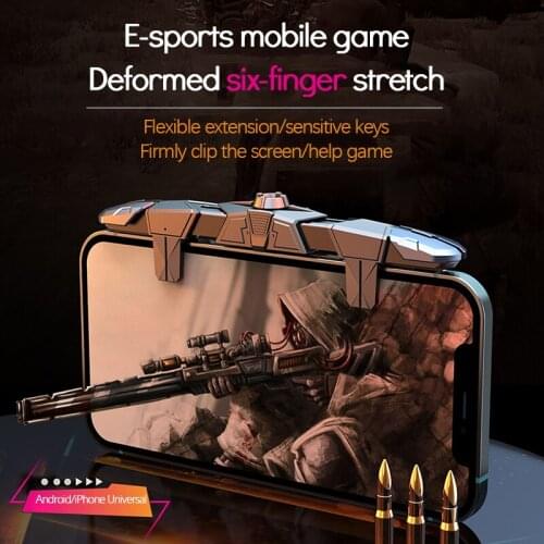 Mini Gamepad Triggers For PUBG Controller L1 R1 G15 Shooter Fire Button Aim Key Gamepad For Mobile Phone IPad Android