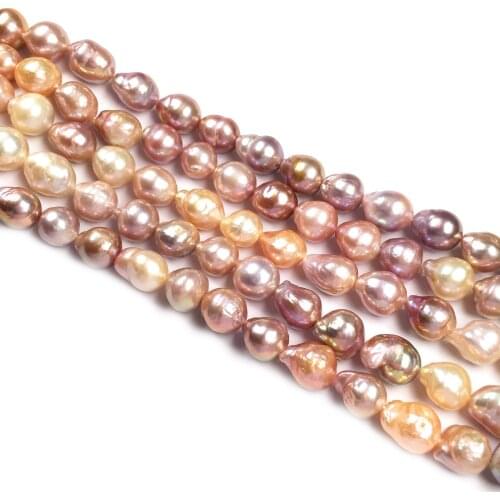 Natural Freshwater Pearl Beading irregular shape Isolation Punch Loose Beads For jewelry making DIY Necklace Bracelet Accessorie
