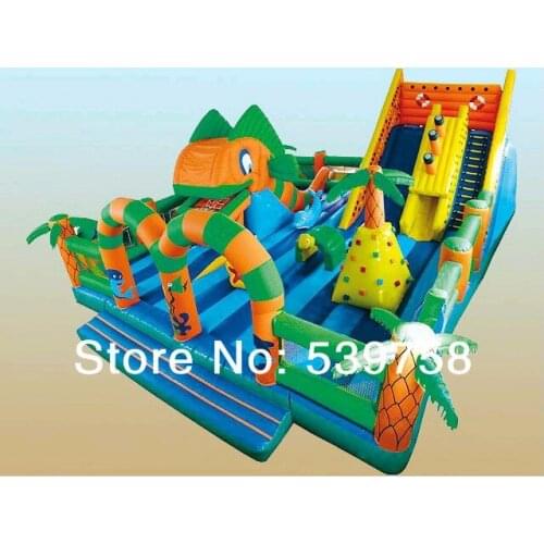 The latest inflatable slides, inflatable castles, Inflatable Bouncer, fish castle