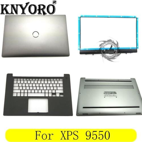 New For Dell XPS 9550 LCD Back Cover Rear lid & LCD Front Bezel & Palmrest &Bottom case cover
