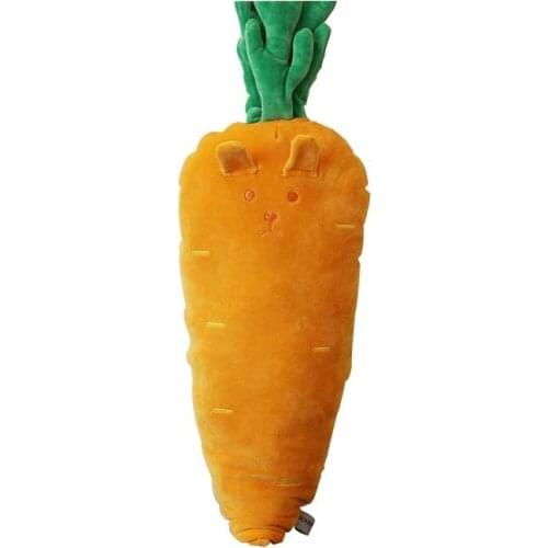 Plush toy carrot pillow long strip pillow cute sleeping pillow doll doll children female birthday gift Corn carrot hot dog