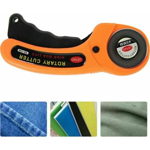 Professional Roller Quilting Fabric Cutting Tool Kit Rotary Cutter With 10pcs Blades For Sewing Tools Leather Craft