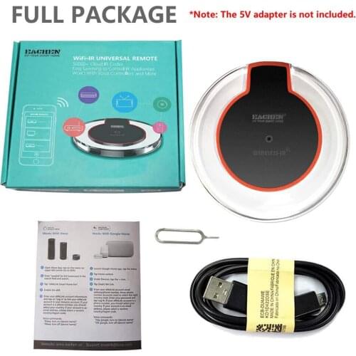 EACHEN Remote control WiFi-IR Remote IR Control Hub Wi-Fi(2.4Ghz) Enabled Infrared Remote Controller For Air Conditioner TV DVD