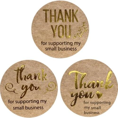 Thank You for Your Business Purchase Order Stickers Seal Labels Thanks for Shopping Supporting My Small Business Shipping Label