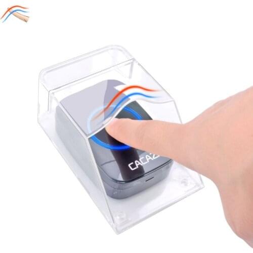 Waterproof Cover for Wireless Doorbell Door Bell Ring Chime Button Transparent Transmitter Launchers Heavy rain snow