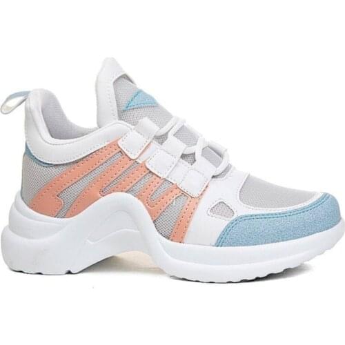 Womens Blue Powder Sneaker