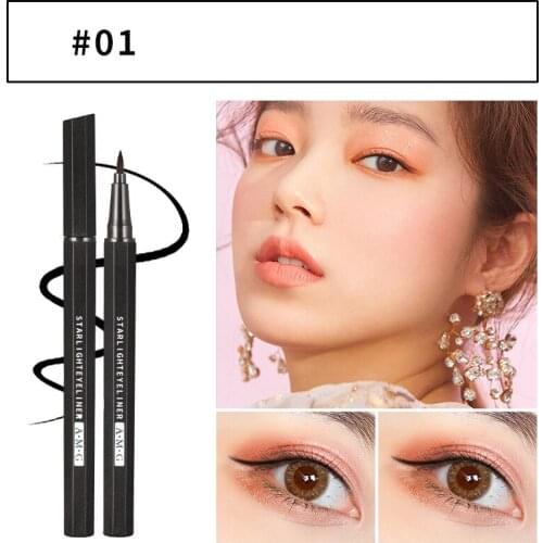 Liquid Eye Liner Waterproof Sweat Resistan Eye Liner Pencil Makeup Tool for Profession Beginning People