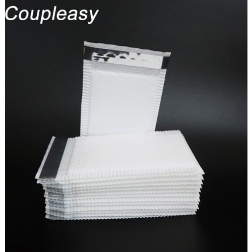 15Pcs 11x15cm White Plastic Bubble Bag Small Gift Packaging Bag Waterproof Courier Bags Postal Shipping Mailing Bag With Bubble